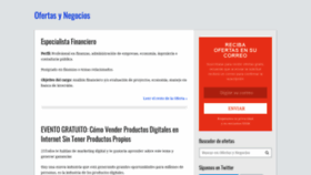 What Ofertasynegocios.co website looked like in 2019 (4 years ago)