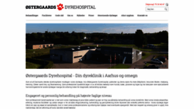 What Oestergaards-dyreklinik.dk website looked like in 2019 (4 years ago)