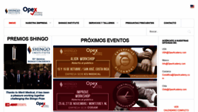 What Opexacademy.com.mx website looked like in 2019 (4 years ago)