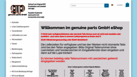 What Originparts.de website looked like in 2019 (4 years ago)