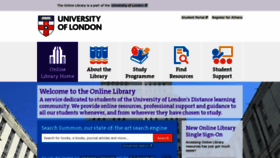 What Onlinelibrary.london.ac.uk website looked like in 2019 (4 years ago)