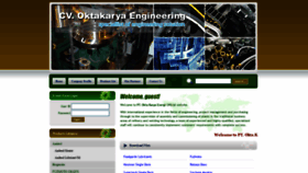 What Oktakarya.com website looked like in 2019 (4 years ago)
