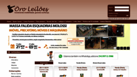 What Oroleiloes.lel.br website looked like in 2019 (4 years ago)