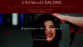 What Oldworldsalons.com website looked like in 2019 (4 years ago)