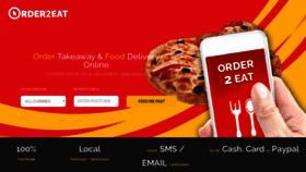 What Order2eat.co.uk website looked like in 2019 (4 years ago)