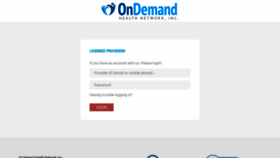 What Ondemandhealthnetwork.com website looked like in 2019 (4 years ago)