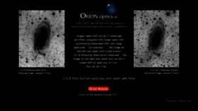 What Orionoptics.co.uk website looked like in 2019 (4 years ago)
