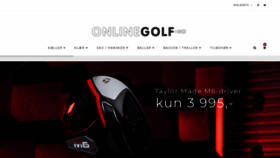 What Onlinegolf.no website looked like in 2019 (4 years ago)