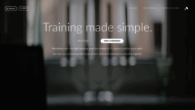 What Openittraining.com website looked like in 2019 (4 years ago)