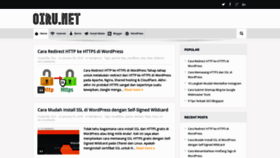 What Oiru.net website looked like in 2019 (4 years ago)