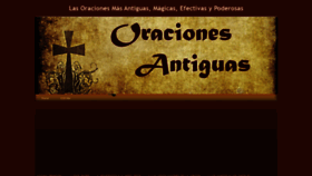 What Oracionesantiguas.com website looked like in 2019 (4 years ago)