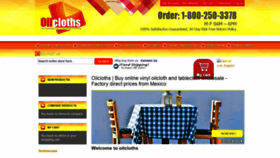 What Oilcloths.com website looked like in 2019 (4 years ago)