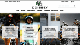 What Odissey.be website looked like in 2019 (4 years ago)