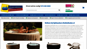 What Opblaasbare-bubbelbaden.nl website looked like in 2019 (4 years ago)
