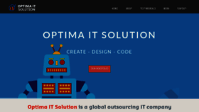 What Optimaitsolution.com website looked like in 2019 (5 years ago)