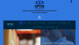 What Optusservices.co.uk website looked like in 2019 (4 years ago)