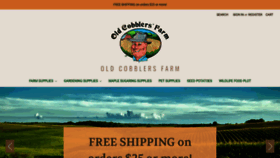 What Oldcobblersfarm.com website looked like in 2019 (4 years ago)