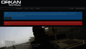 What Orkan-tactical.pl website looked like in 2019 (4 years ago)