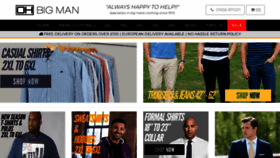 What Ohbigmanclothing.com website looked like in 2019 (4 years ago)