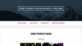 What One-punchman.us website looked like in 2019 (4 years ago)
