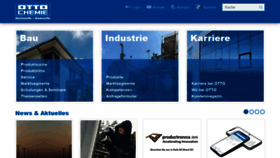 What Otto-chemie.de website looked like in 2019 (4 years ago)