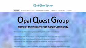 What Opalquestgroup.com website looked like in 2019 (4 years ago)