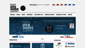 What Openworldforum.paris website looked like in 2019 (6 years ago)