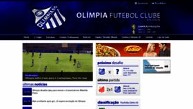 What Olimpiafutebolclube.com website looked like in 2019 (4 years ago)