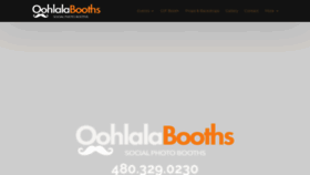 What Oohlalabooths.com website looked like in 2019 (4 years ago)