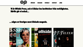 What Offsidepress.se website looked like in 2019 (4 years ago)