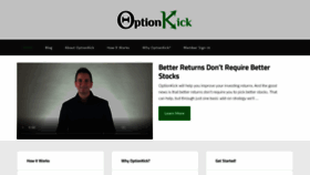 What Optionkick.com website looked like in 2019 (4 years ago)