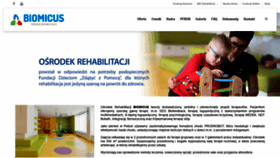 What Osrodekbiomicus.pl website looked like in 2019 (4 years ago)