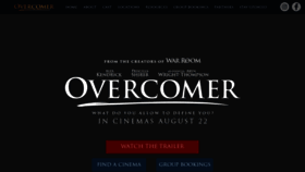 What Overcomermovie.com.au website looked like in 2019 (4 years ago)