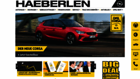 What Opel-haeberlen.de website looked like in 2019 (4 years ago)