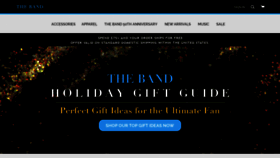 What Officialtheband.com website looked like in 2019 (4 years ago)