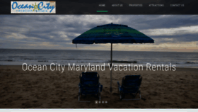 What Ocmdvacationrentals.com website looked like in 2019 (4 years ago)