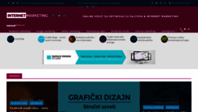 What Optimizacijasajta-internetmarketing.com website looked like in 2019 (4 years ago)