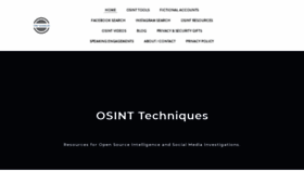 What Osinttechniques.com website looked like in 2019 (4 years ago)