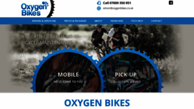 What Oxygenbikes.co.uk website looked like in 2019 (4 years ago)