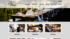 What Onthevinecatering.com website looked like in 2019 (4 years ago)