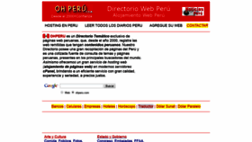 What Ohperu.com website looked like in 2019 (4 years ago)