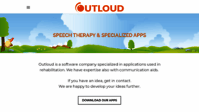What Outloudapps.com website looked like in 2019 (4 years ago)