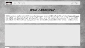 What Ocrconvert.com website looked like in 2019 (4 years ago)