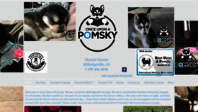 What Onceuponapomsky.com website looked like in 2019 (4 years ago)
