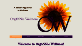 What Organnicwellness.com website looked like in 2019 (4 years ago)