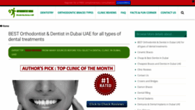 What Orthodontist-dubai.com website looked like in 2019 (4 years ago)