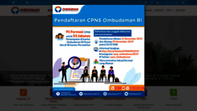 What Ombudsman.go.id website looked like in 2019 (4 years ago)