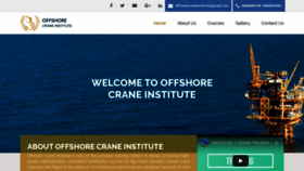 What Offshorecraneinstitute.com website looked like in 2019 (4 years ago)