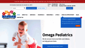 What Omegapediatrics.com website looked like in 2019 (4 years ago)