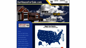 What Ourhouseforsale.com website looked like in 2019 (4 years ago)